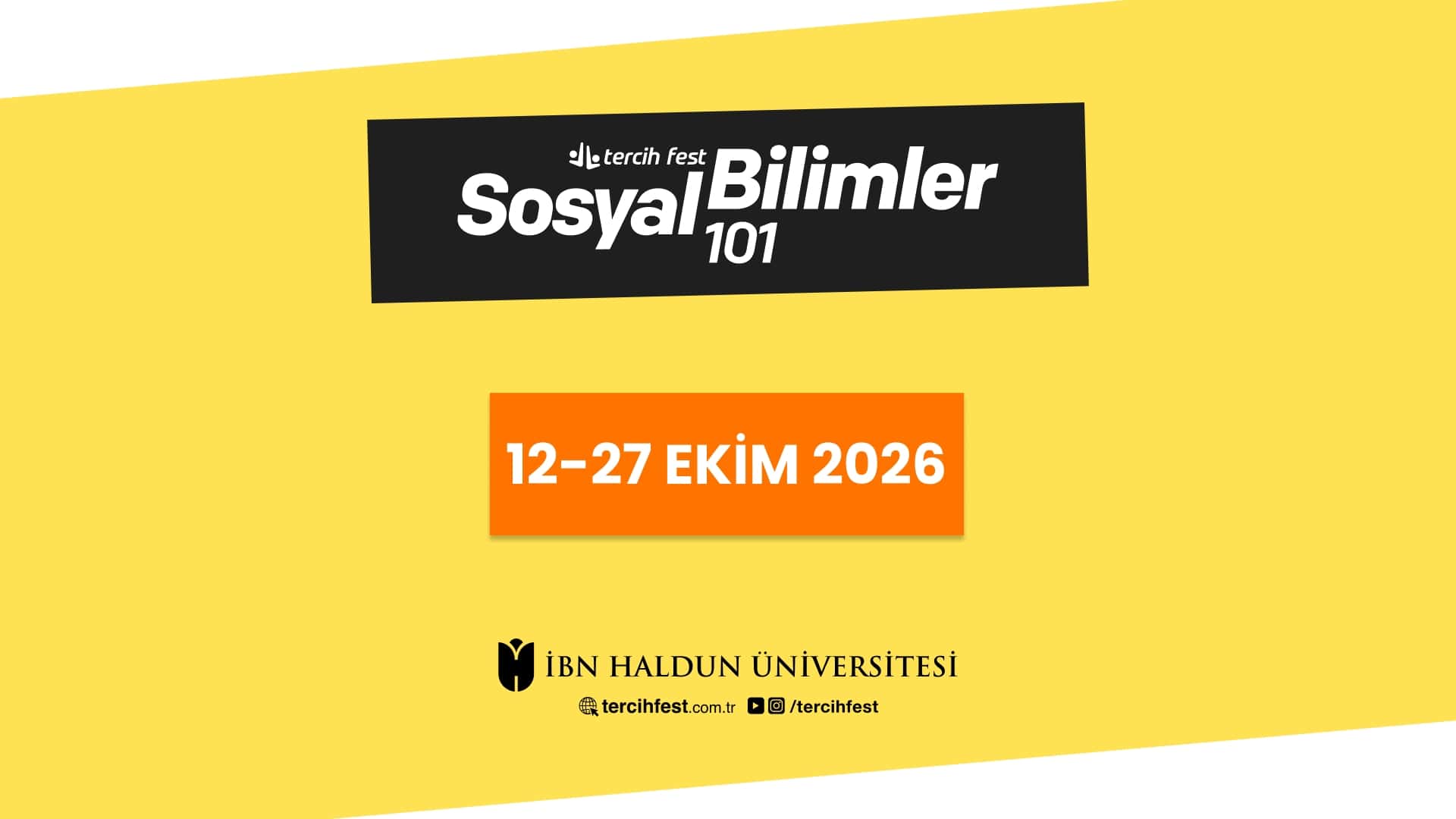 Social Sciences 101 (12-27 October 2026)